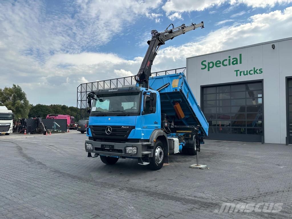 Mercedes-Benz Axor 1829 4x2 EEV – HIAB 122 D-3 DUO – 3-zijdige M Самоскиди
