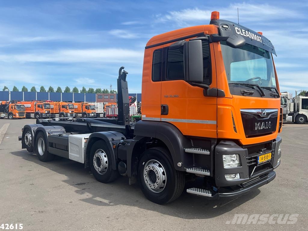 MAN TGS 35.360 8x2 Euro 6 VDL 30 Ton haakarmsysteem Konksliftveokid