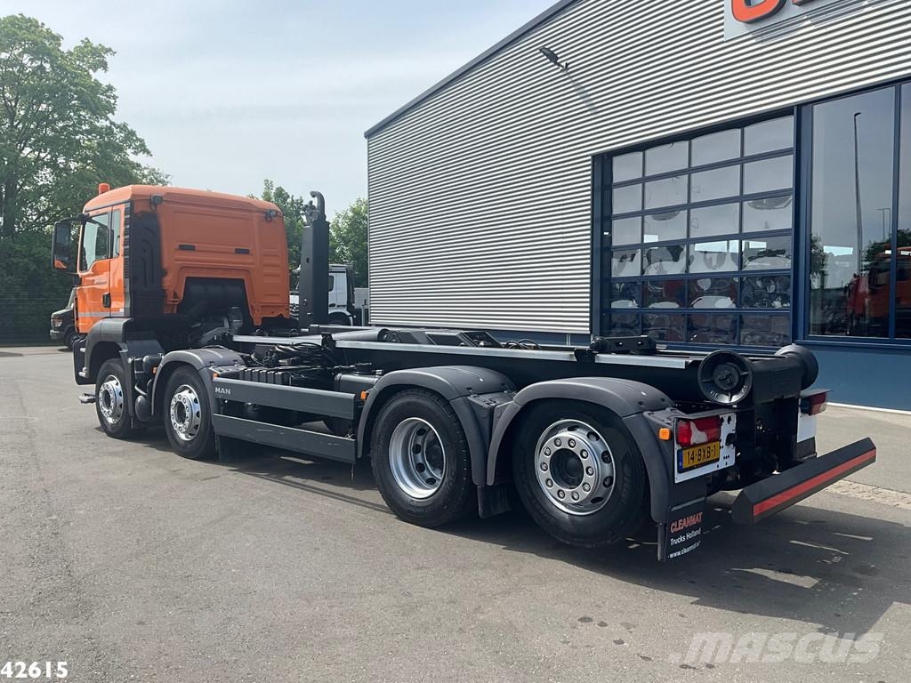 MAN TGS 35.360 8x2 Euro 6 VDL 30 Ton haakarmsysteem Konksliftveokid
