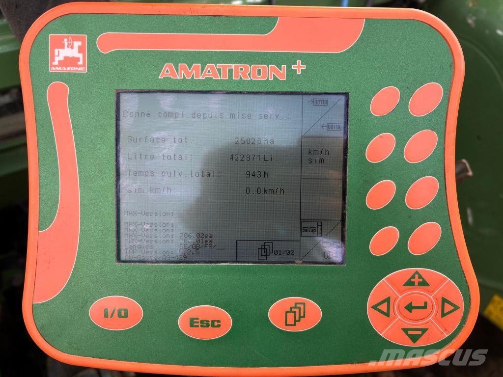 Amazone Ux 4200 Hinattavat ruiskut