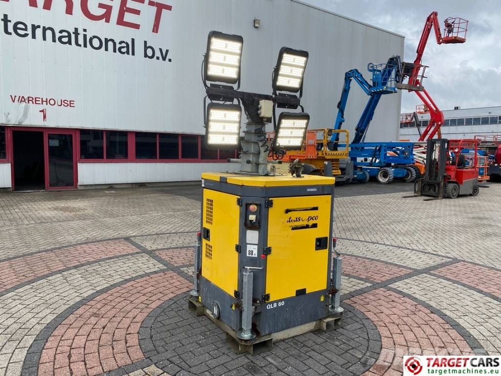 Atlas Copco QLB60 Tower Light 4x 320W Led 拖车式灯塔