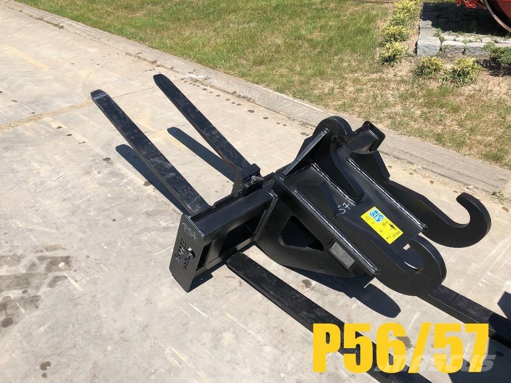 WIDŁY załadunkowe/Loading forks (P56/P57) Pallegafler