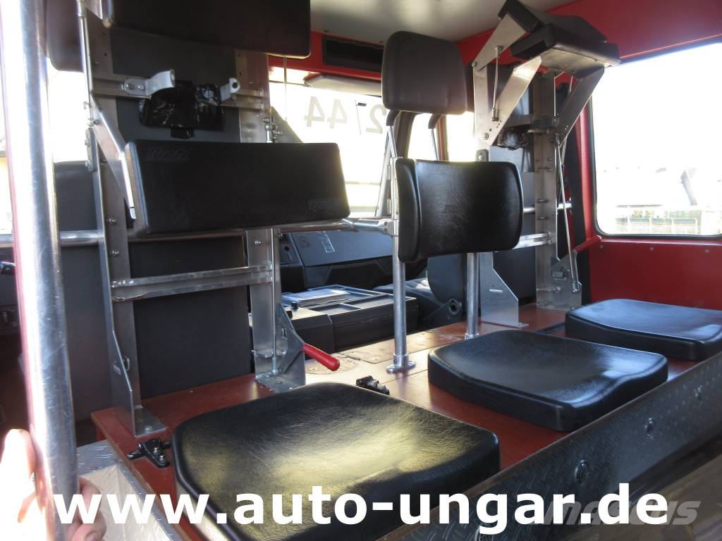 Mercedes-Benz 1224 AF 4x4 Metz LF16 Feuerwehr Doka 9-Sitzer Sper 소방차