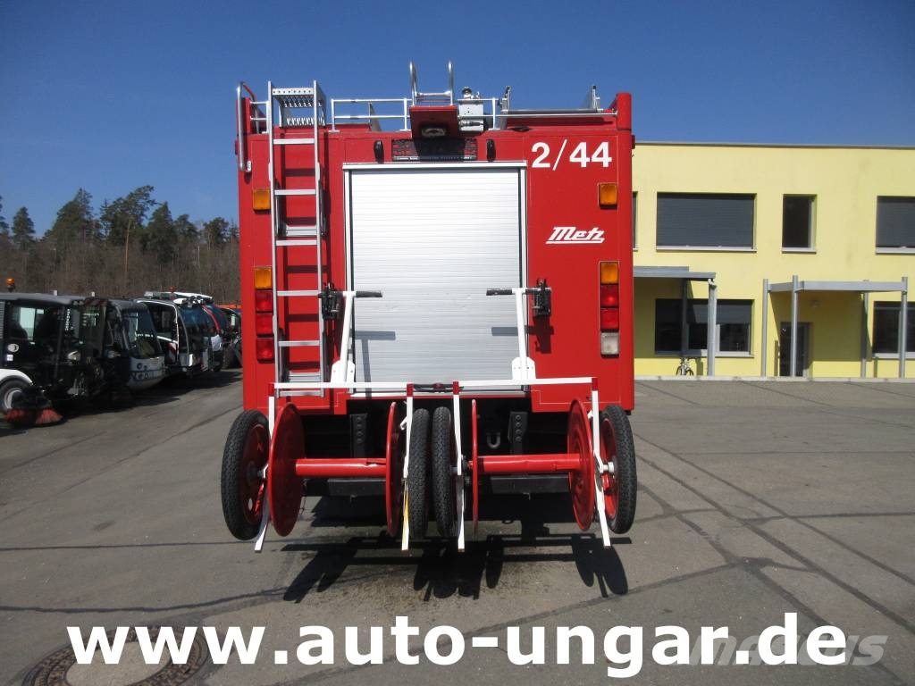 Mercedes-Benz 1224 AF 4x4 Metz LF16 Feuerwehr Doka 9-Sitzer Sper 소방차