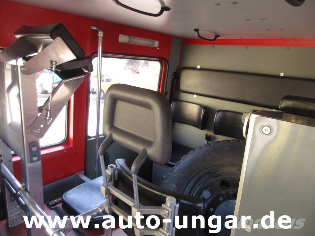 Mercedes-Benz 1224 AF 4x4 Metz LF16 Feuerwehr Doka 9-Sitzer Sper 소방차