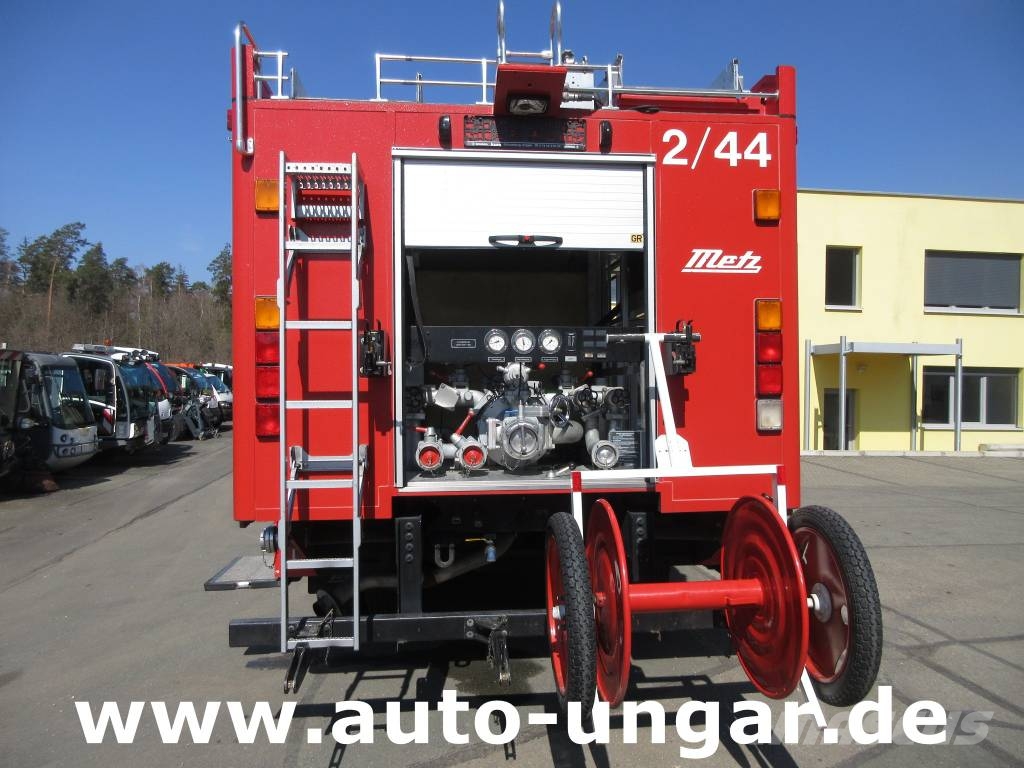 Mercedes-Benz 1224 AF 4x4 Metz LF16 Feuerwehr Doka 9-Sitzer Sper 소방차