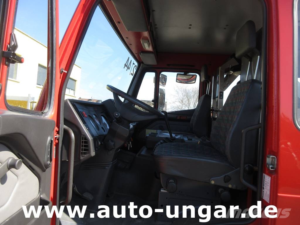 Mercedes-Benz 1224 AF 4x4 Metz LF16 Feuerwehr Doka 9-Sitzer Sper 소방차