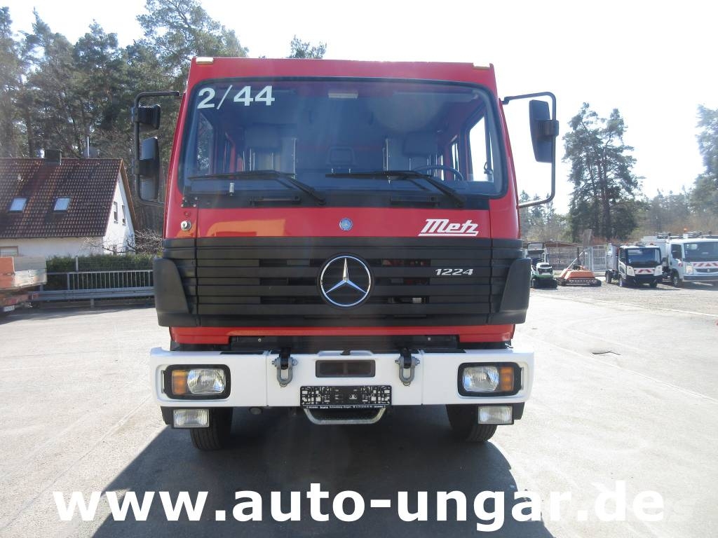 Mercedes-Benz 1224 AF 4x4 Metz LF16 Feuerwehr Doka 9-Sitzer Sper 소방차