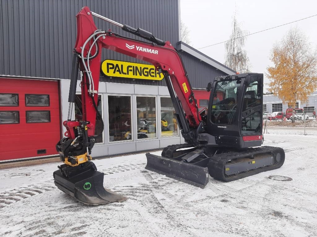 Yanmar VIO80-1A - Myös vuokraus alk. 2900 €/kk! حفارات وسط 7 طن - 12 طن