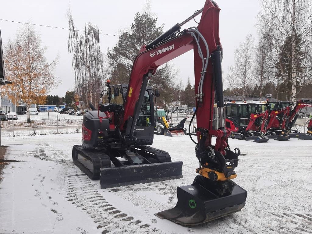 Yanmar VIO80-1A - Myös vuokraus alk. 2900 €/kk! حفارات وسط 7 طن - 12 طن