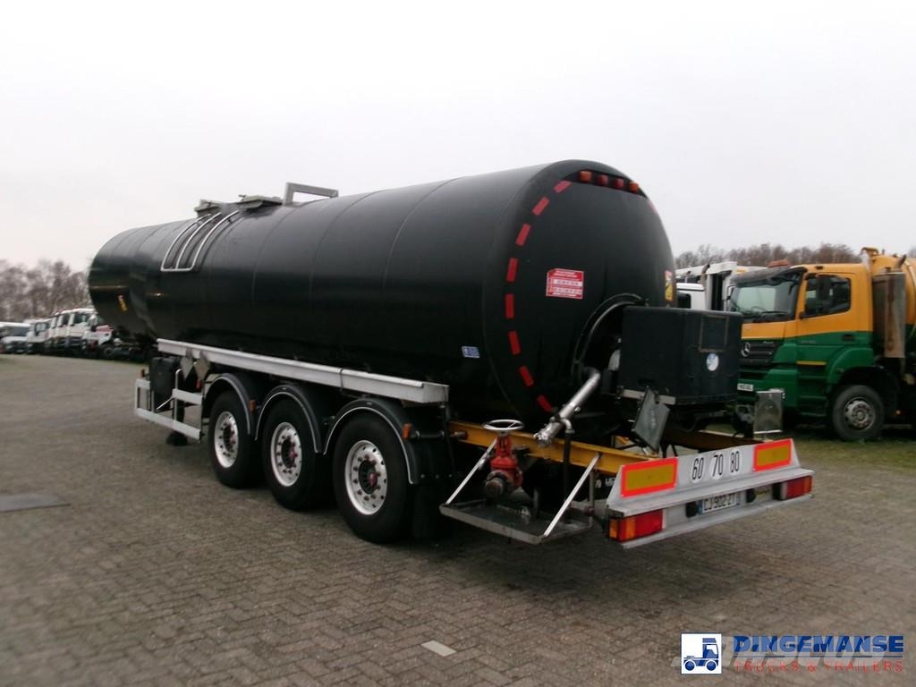Magyar Bitumen / heavy oil tank inox 30.5 m3 / 1 comp + p Полуприцепы-Цистерны