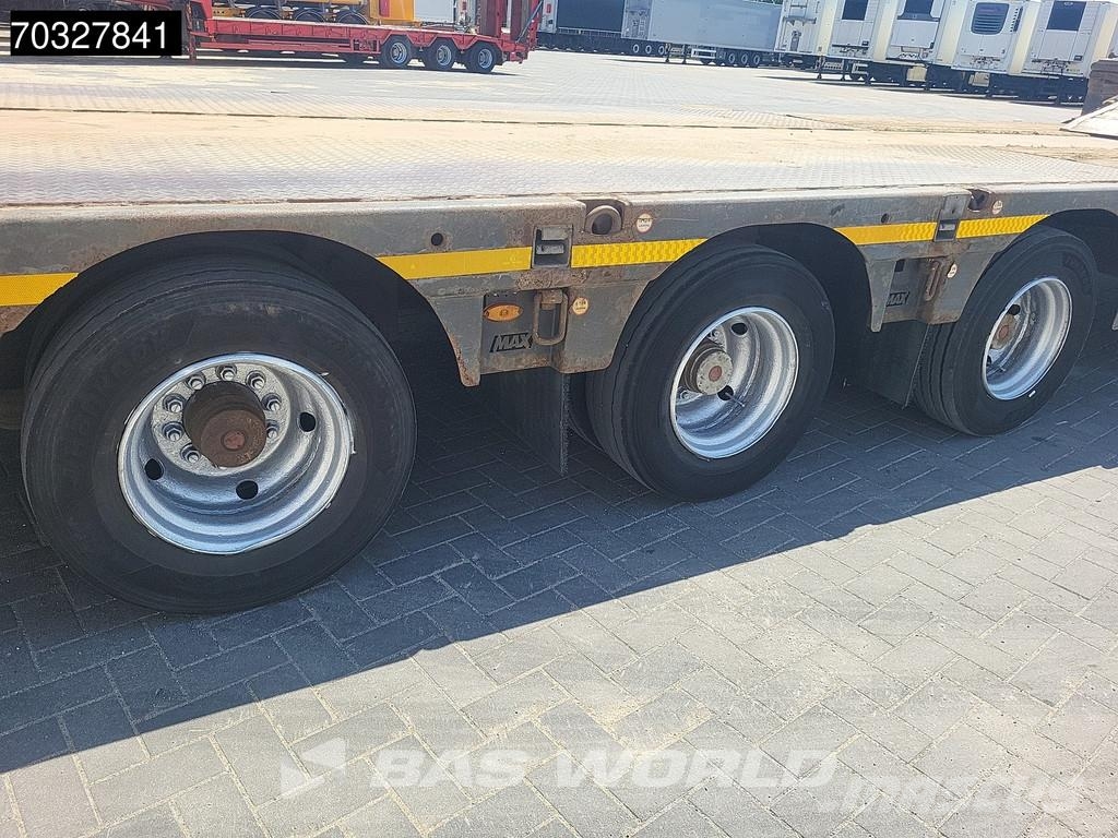 Faymonville F-S43-1AAF Steering Axle Ramps نصف مقطورة مسطحة منخفضة