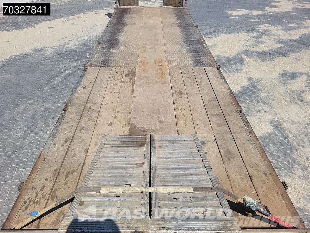 Faymonville F-S43-1AAF Steering Axle Ramps نصف مقطورة مسطحة منخفضة