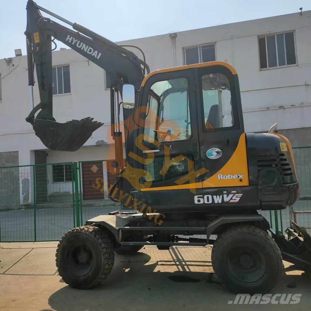 Hyundai 60 W VS Excavadoras de ruedas
