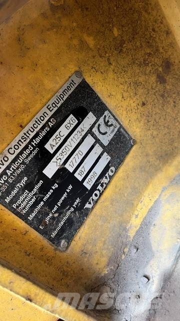 Volvo A 25 C Kĺbové nákladné autá