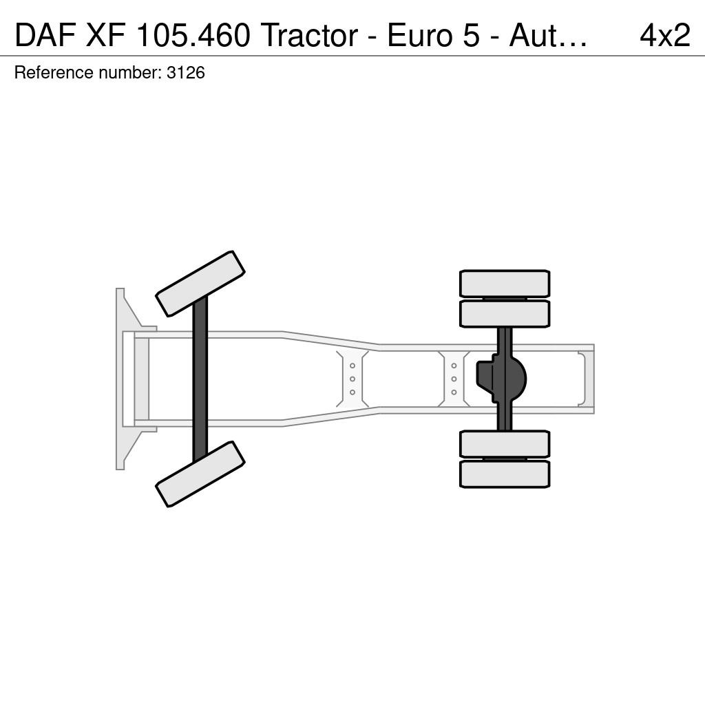 DAF XF 105.460 Tractor - Euro 5 - Automatic Gearbox - Trekkvogner