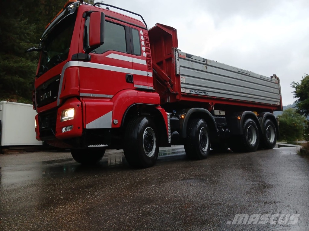 MAN 41.460/MEILLER GESTEINSKIPPER/BORDMATIK/ERSTBESITZ Kipper
