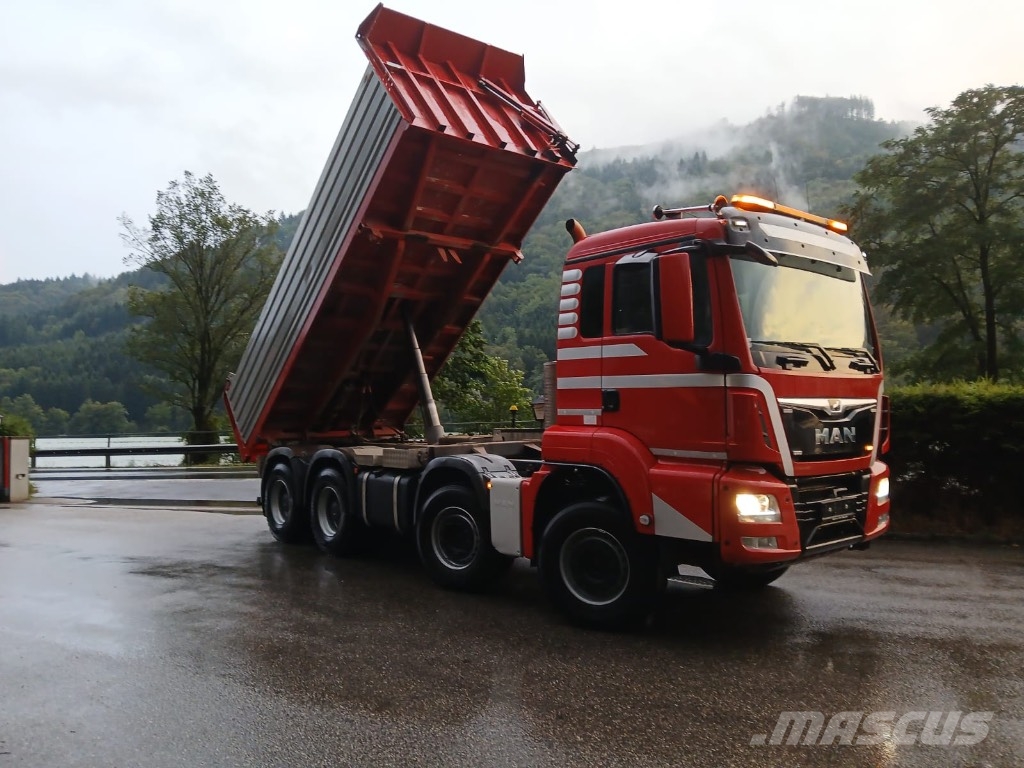 MAN 41.460/MEILLER GESTEINSKIPPER/BORDMATIK/ERSTBESITZ Kipper