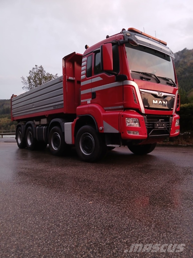 MAN 41.460/MEILLER GESTEINSKIPPER/BORDMATIK/ERSTBESITZ Kipper