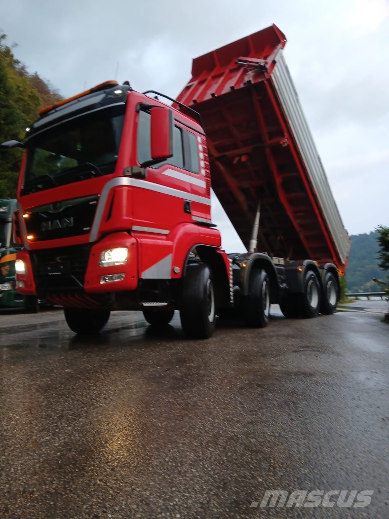 MAN 41.460/MEILLER GESTEINSKIPPER/BORDMATIK/ERSTBESITZ Kipper