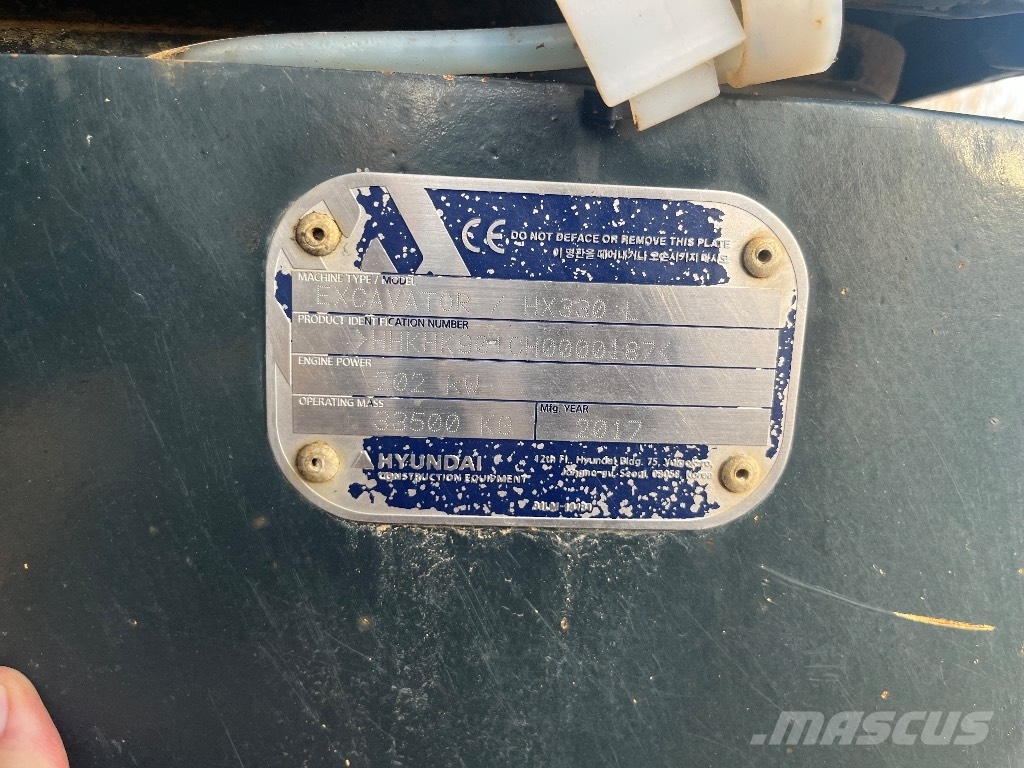 Hyundai HX 330 L Bageri guseničari