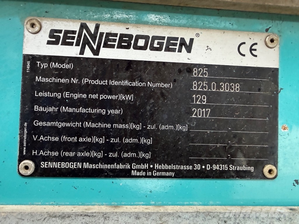 Sennebogen 825M E - 825 ME - 825 E - 825 - 830 M Bagri za prekladanje primarnih/sekundarnih surovin