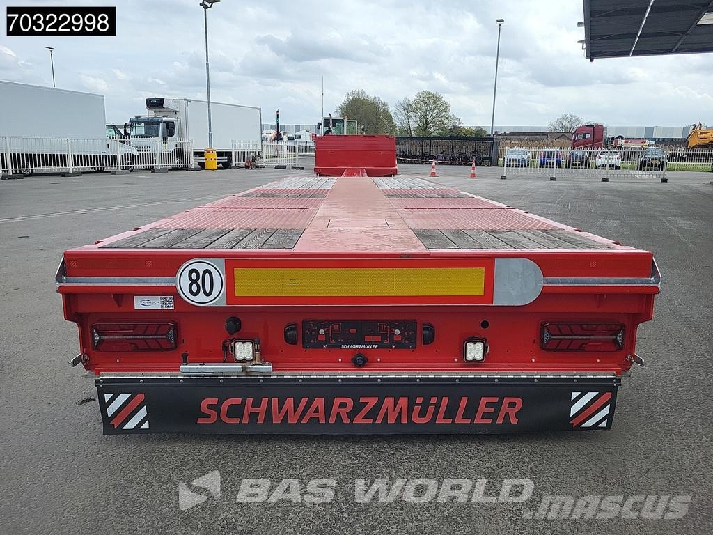 Schwarzmüller 3 axles NEW! 3x Steering Axles SAF Extendable Low loader-semi-trailers