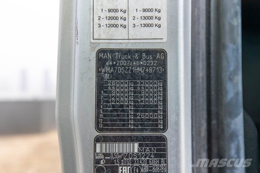 MAN TGS 33.420 BL - 6X6H アームロール