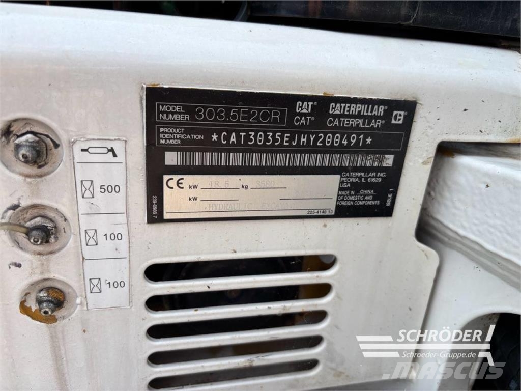 CAT 303.5 ECR حفارات بعجل