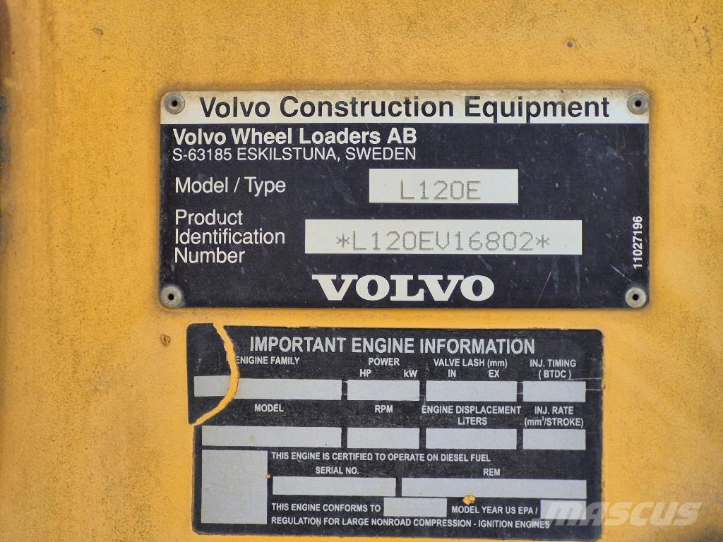 Volvo L 120 E Chargeuse sur pneus