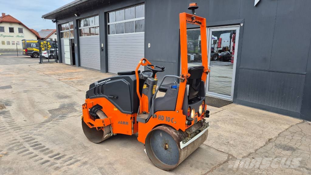 Hamm HD 10C VV - 2015 YEAR - 1105 WORKING HOURS Divvalču grunts veltņi