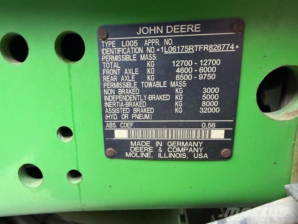 John Deere 6175R Traktorji