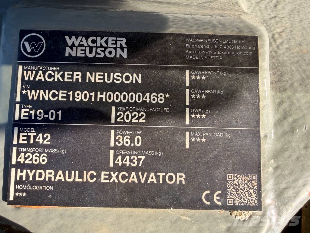Wacker Neuson ET42 Bagri goseničarji