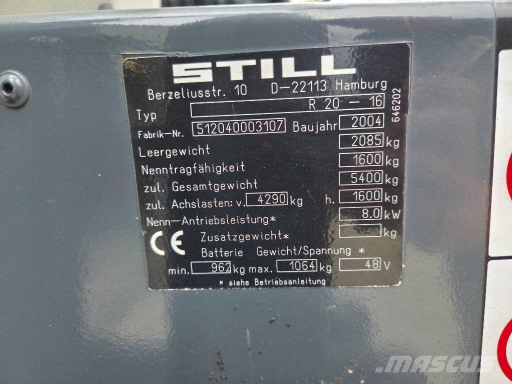Still R 20-16 Sähkötrukit