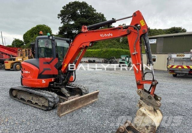 Kubota U48-4 Mini Excavator Roomikekskavaatorid