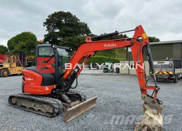 Kubota U48-4 Mini Excavator Roomikekskavaatorid