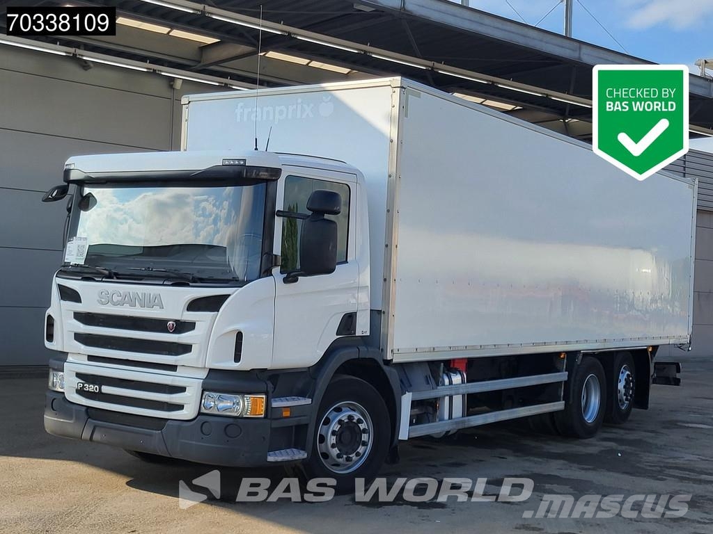 Scania P320 P 6X2 3000kg Ladebordwand Lift+steering axle Kastenaufbau