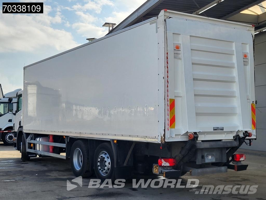 Scania P320 P 6X2 3000kg Ladebordwand Lift+steering axle Bakwagens met gesloten opbouw