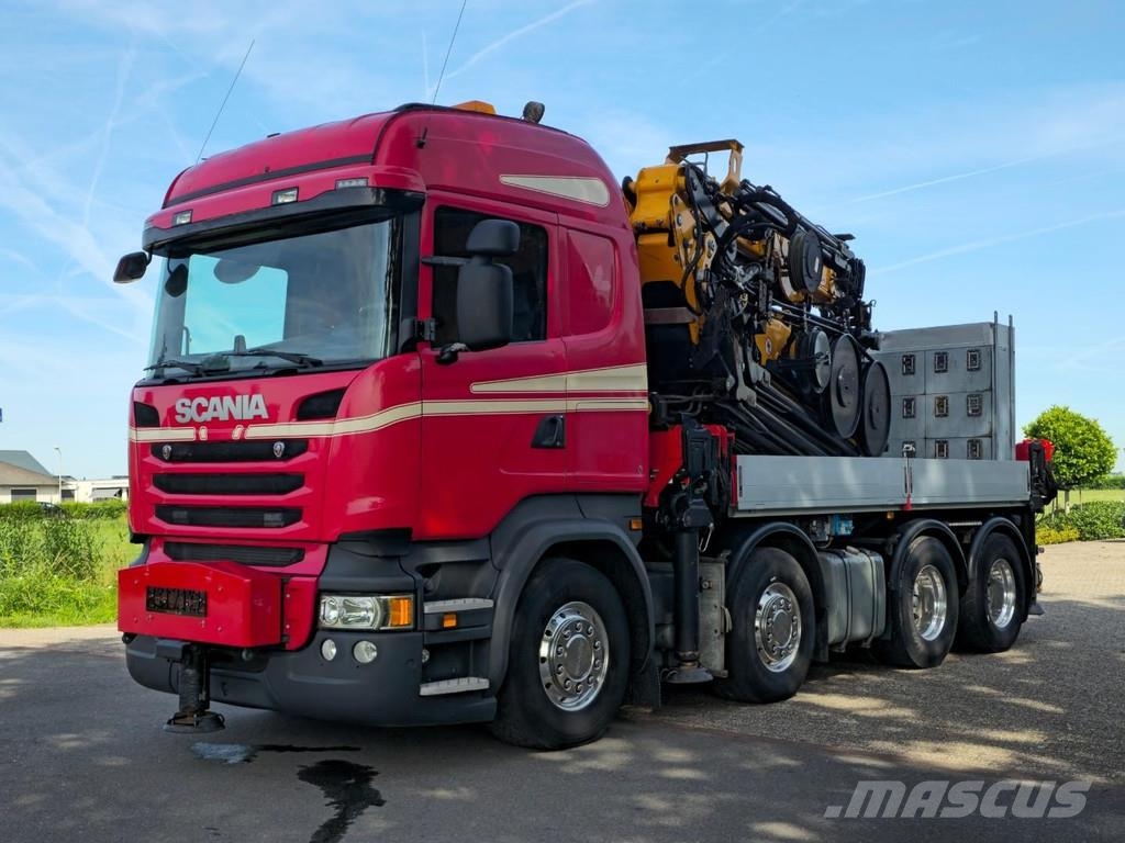 Scania R490 EFFER 175TM.FLYJIB/WINCH!!44METER LONGARM!!EU Grúas todo terreno