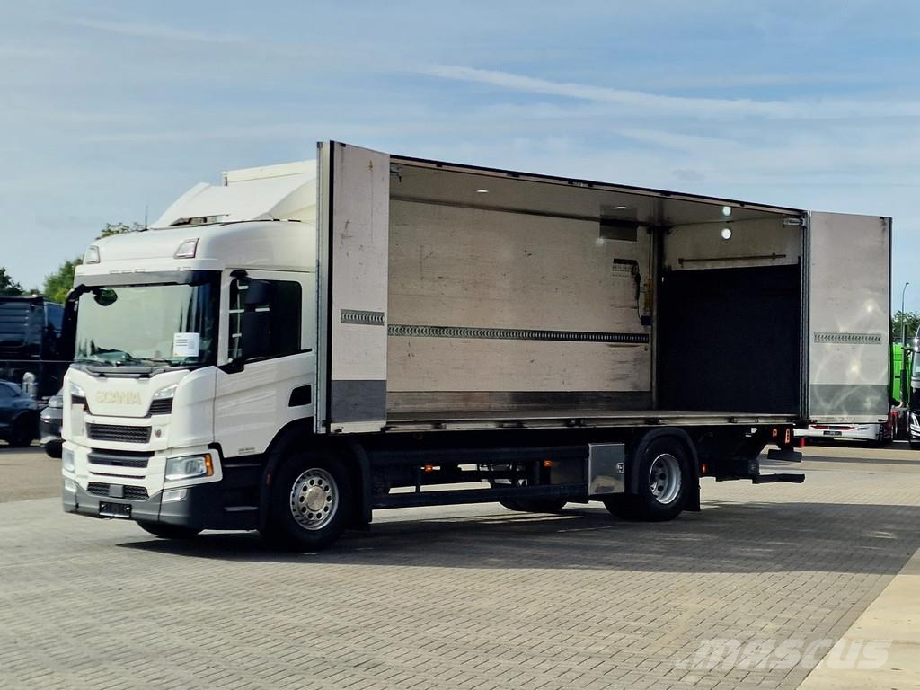 Scania P280 4x2 - Box with sidedoors - Loadlift - Full ai Bakwagens met gesloten opbouw