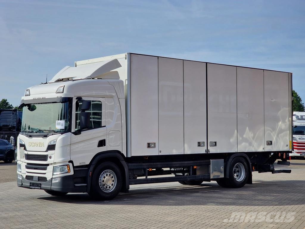 Scania P280 4x2 - Box with sidedoors - Loadlift - Full ai Bakwagens met gesloten opbouw