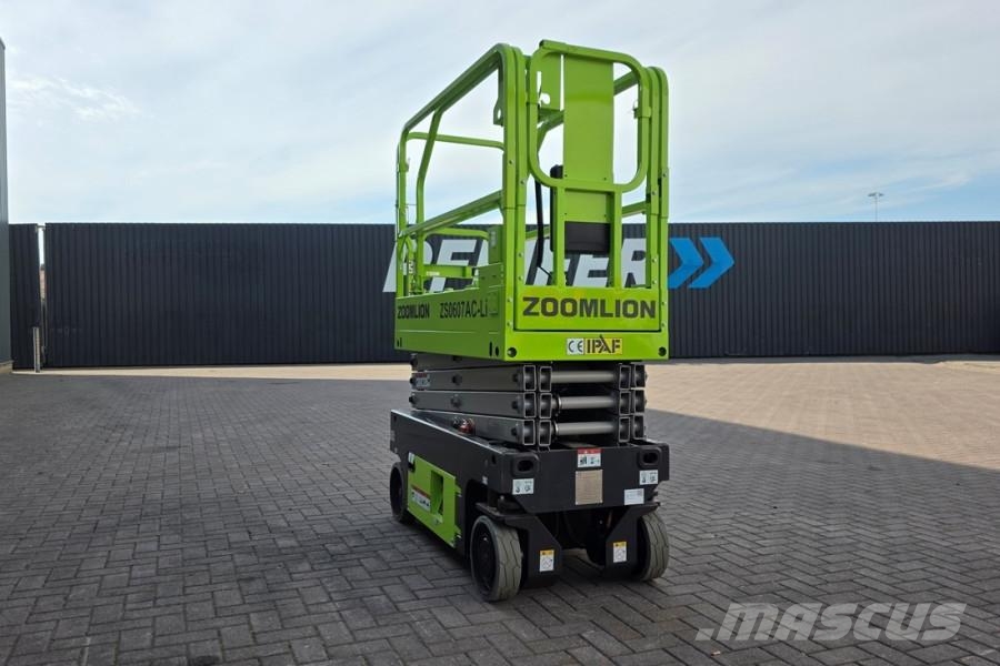 Zoomlion ZS0607AC Li Unused, Valid Inspection, 7.80m Workin Nůžková zvedací plošina