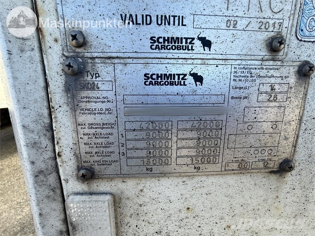 Schmitz SKO 24 Chladiarenské návesy