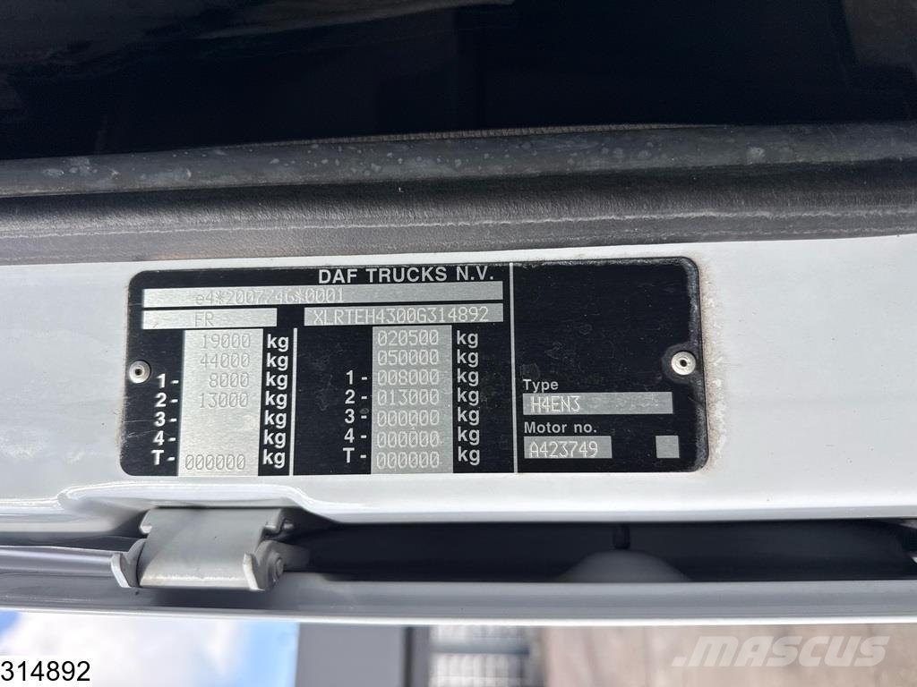 DAF XF 530 EURO 6D, Retarder, Hydrauliek, Standairco Sattelzugmaschinen