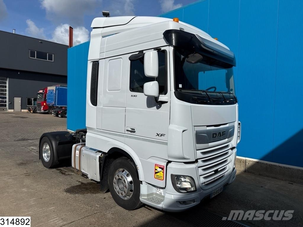 DAF XF 530 EURO 6D, Retarder, Hydrauliek, Standairco Sattelzugmaschinen