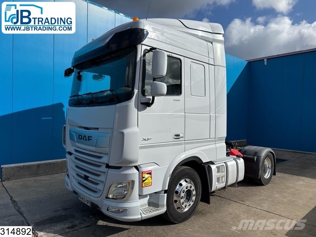 DAF XF 530 EURO 6D, Retarder, Hydrauliek, Standairco Sattelzugmaschinen