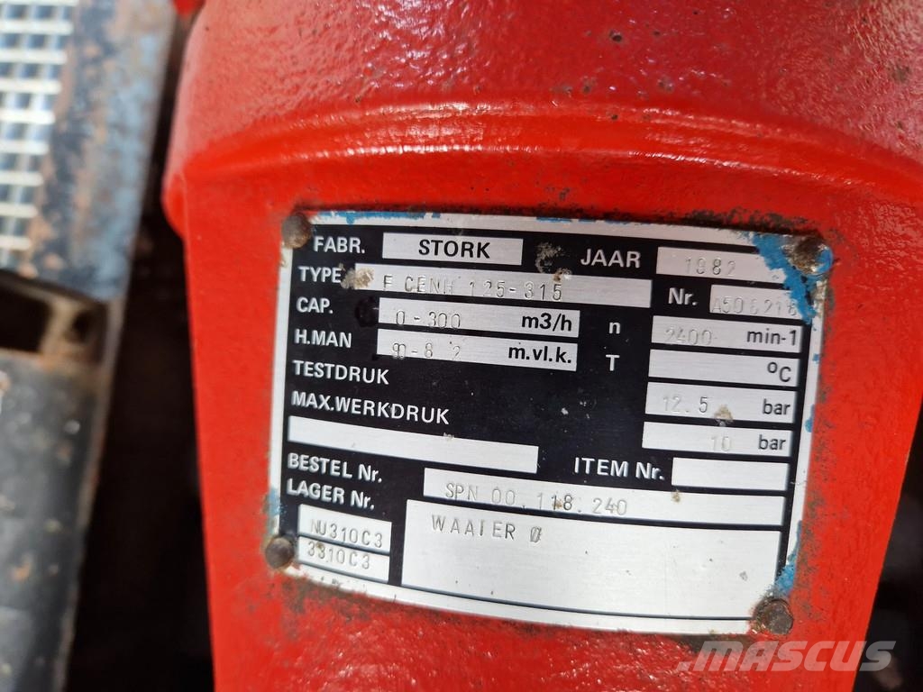 Stork hogedrukpomp 6-cil. Ford turbomotor مضخات المياه