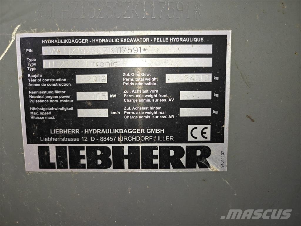 Liebherr LH 22 C Litronic Crawler excavators