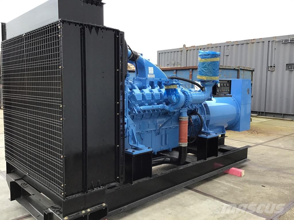 MTU 16V2000 GENERATOR 787KVA USED Dīzeļģeneratori