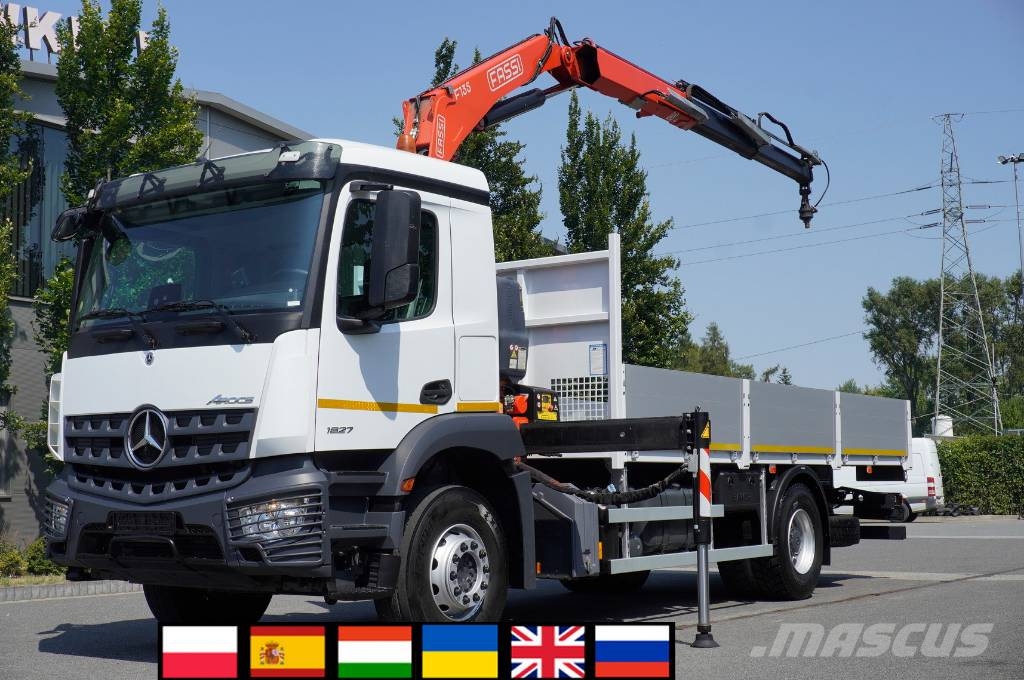 Mercedes-Benz Arocs 1827 4x2 / 70 tho km!!! / Fassi F135A.0.22 Camiones grúa